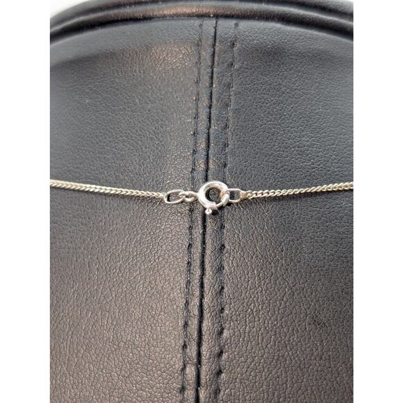 925 Sterling Silver Marcasite Amethyst Celtic Cross Pendant Chain 18" Necklace - Picture 7 of 8